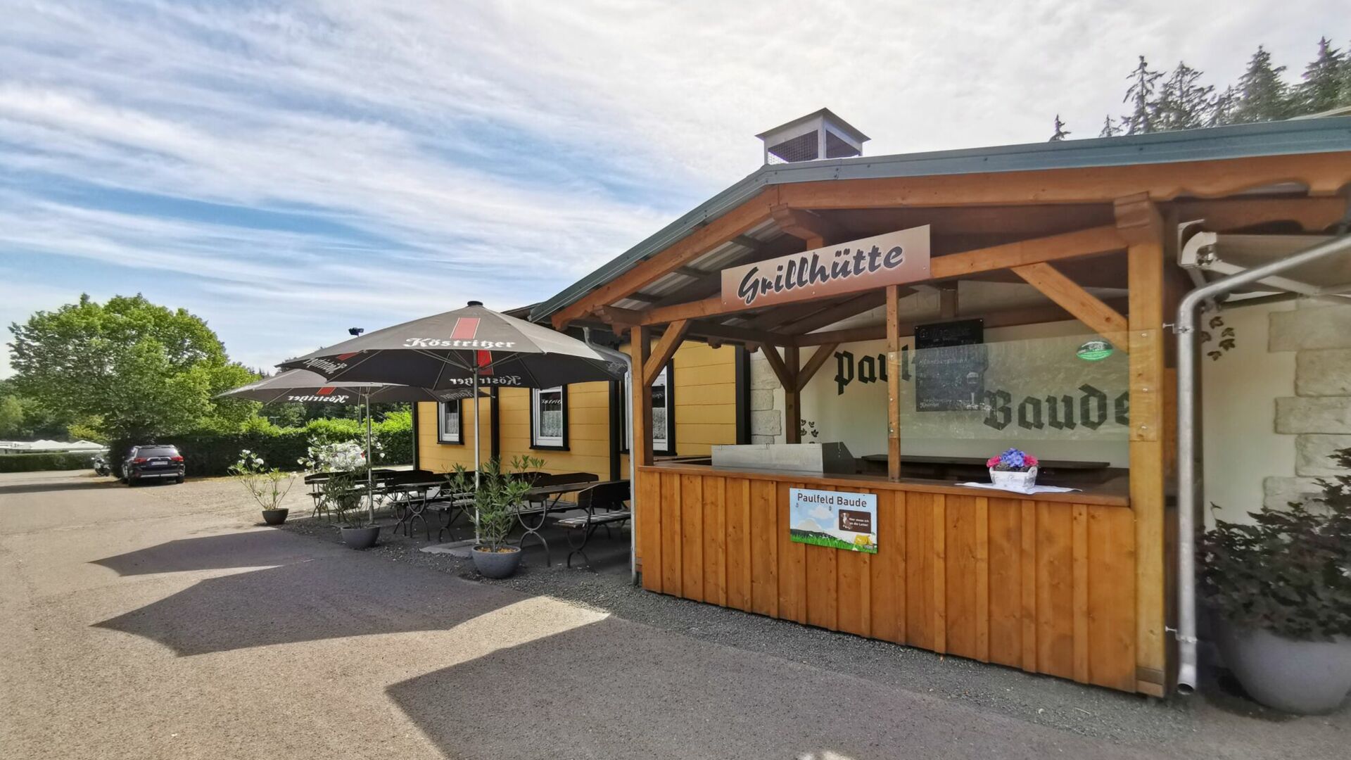 Paulfeld Baude mit Grillhütte